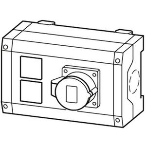 Abgangskasten für Schienenverteiler - BD01-GK2X/2SD163CEE165 GERAETEKASTEN - BVP:034291