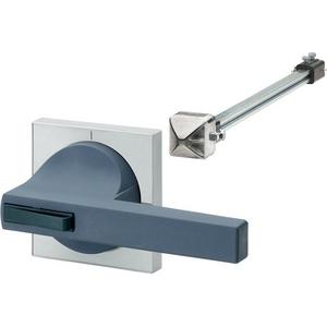 Handantrieb für Schaltgeräte - Türantrieb 8UC7 Handhabe dunkelgrau/blaugrün Basic Sichtblende hellgrau - 8UC7314-1BB44