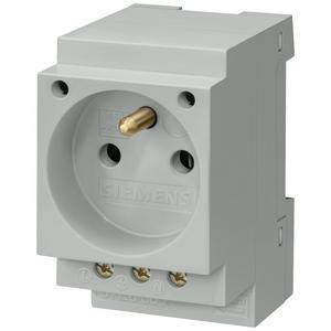 Steckdose Reiheneinbau - Steckdose 16A mit Erdungsstift nach CEE 7 für Verteilereinbau - 5TE6803
