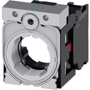 Adapter für Befehlsgeräte - Halter für 3 Module Metall 1Ö Schraubanschluss - 3SU1510-1AA10-1CA0