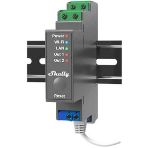 Shelly - Professioneller 2-Kanal-DIN-Schienen-Relaisschalter mit WLAN- LAN-Verbindung - FG3800235268025
