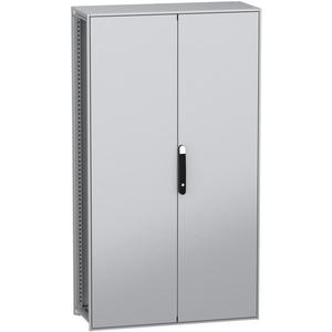 Schaltschrank (leer) - Standgehä. PanelSeT SFN dekar.isier. Stahl m. Mon.plat. mont. 2 Tür. - NSYSFN1810402DP
