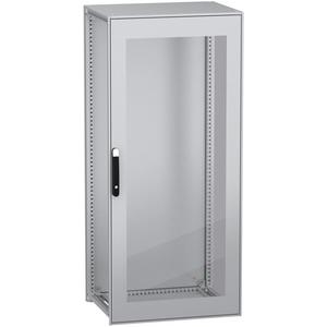 Schaltschrank (leer) - Standgehä. PanelSeT SFN dekar.isier. Stahl oh. Monta.platte Glastür montie. - NSYSFN18860T