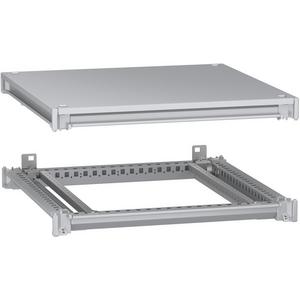 Komponente für den Ausbau (Schaltschrank) - Unterer u. ober. Rahmen PanelSeT SFN f. elekt. Gehä. B 600 x T 600mm inkl. Dach - NSYSFNC66