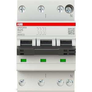 Leitungsschutzschalter - LS-Schutzschalter 3+N-polig 6kA B-Char 25A 3TE - 2CSS256301R0255