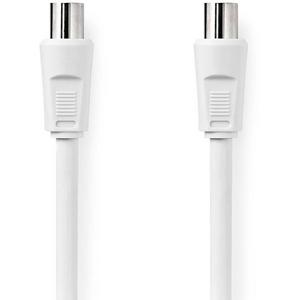 Konfektioniertes Koaxkabel - Koaxialkabel IEC (Coax) Stecker IEC (Coax) Buchse 75 Ohm rund 1,5m - CSGL40000WT15