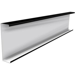 Photovoltaik-Verbindungs- und Befestigungselement - RAIL 60 Schienenabdeckung 300 mm schwarz - 91760-00