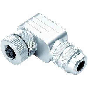 Rundsteckverbinder (Industriesteckverbinder) - M12-A Winkeldose Polzahl: 8, 6,0-8,0 mm schirmbar Schraubklemmen IP67 - 99 1486 822 08