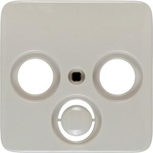 Kommunikationstechnik - Abdeckung Antennen-Steckdose Creo mandelweiß - 776082