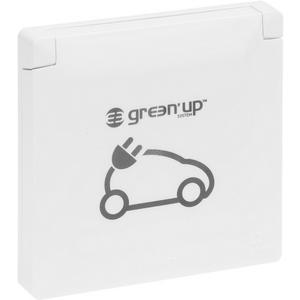 Ladesteckvorrichtung Elektromobilität - SEANO Green'Up Schuko-Steckdose 16 A EV - Mode 1 und Mode 2 Farbe: Ultraweiß - 765217