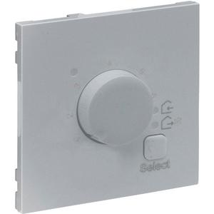 Abdeckung für Schalter, Taster, Dimmer, Jalousie - SEANO Abdeckung elektronisches Fussbodenthermostat Farbe: Aluminium lackiert - 765252