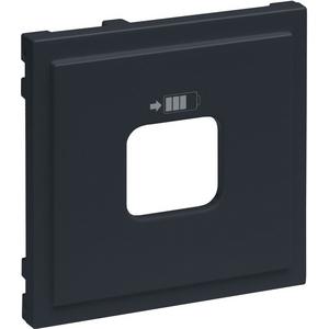Abdeckung für Schalter, Taster, Dimmer, Jalousie - SEANO Abdeckung für USB-Ladesteckdosen A+C und C+C Farbe: Anthrazit lackiert - 765427