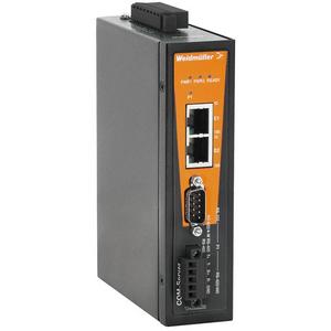 Schnittstellenwandler - Seriell / Ethernet Konverter 2x RJ45 1x DB9 für RS-232 1x Klemmblock für RS-422 - 1285830000