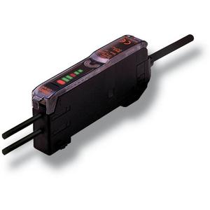 Lichtleitersensor / Lichtleiterverstärker - Lichtleiterverstärker DC 3-adrig PNP Diagnoseausgang 2m Kabel - E3X 7018H