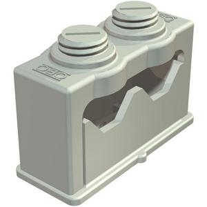 Druckschelle - Greif-ISO-Schelle für 2 Kabel 6-16mm PS lichtgrau RAL 7035 - 2107015