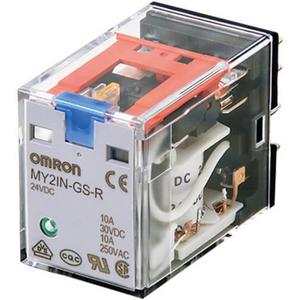 Schaltrelais - RELAIS, PLUG-IN, 8-PIN, DPDT, - MY2 5753E