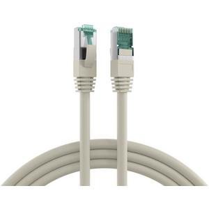 Patchkabel Kupfer - RJ45 Patchkabel S/FTP Kat.6A LSZH 1m grau - MK6001.1G