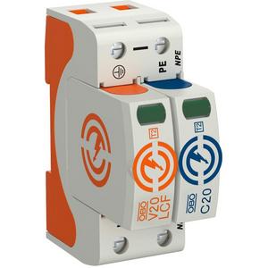 Überspannungsableiter für Energietechnik/Stromversorgung - SurgeController V20 leckstromfrei 1-polig + NPE 280V - 5095534