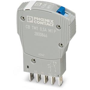 Sicherungs-Reihenklemme - Thermomagnetischer Geräteschutzschalter CB TM1 0.5A M1 P - 2800846