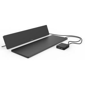 Infrarot-Strahlungspaneel - Arbeitsplatzheizung Set bestehend aus LAVA-DESK TOP & SUB Schwarz 230V - 46381