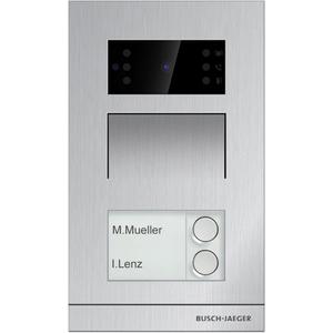 Türlautsprecher - Außenstation Video AP 2-fach aluminium - Busch-Welcome IP - 2TMA130010A0017