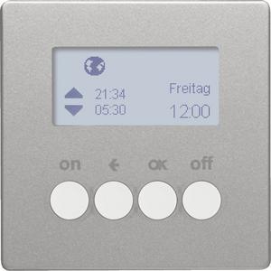 Zeitschaltuhren KNX - KNX-Funk Zeitsch.uhr quickl Q.1/Q.3 aluminium - 85745224
