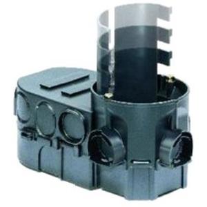 Unterputzdosen - Electronic-Dose 1068-02 Zweikammerdose mit Trennwand UP Tiefe 63 mm - A1068-02
