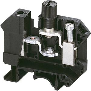 Sicherungs-Reihenklemme - Linergy Klemml. m. festem Träger 16mm2 10A 1 Ebene 1x1 Schr. schwarz - NSYTRV162SF