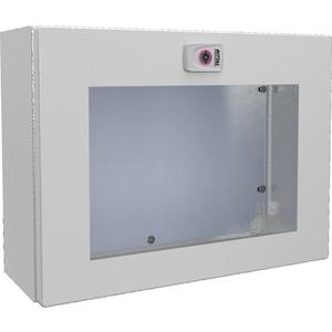 Schaltschrank (leer) - KX Bus-Gehäuse BHT: 400x300x155 mm mit Montageplatte mit Vorreiber - 1611100