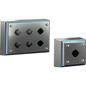 Klemmenkasten - HD Tastergehäuse Edelstahl 1.4301 6 Taster Ø 22,5mm - 1686600