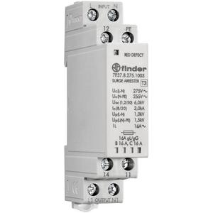 Geräteüberspannungsschutz für Energietechnik/Stromversorgung - Überspannungsableiter Typ 3 Varistor zwischen L-N u Funkenstrecke zwischen N-PE - 7P.37.8.275.1003