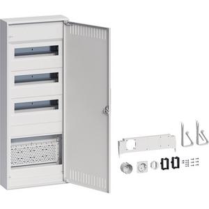 Installationskleinverteiler - Hybrid Installationskleinverteilervolta Aufputz 36PLE Steckdose u. Stahlblechtür - VA603NWH