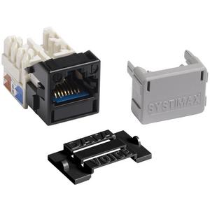 Modularer Steckverbinder - SYSTIMAX MGS 600 Kat. 6A RJ45 UTP Anschlussmodul schwarz - 760092361