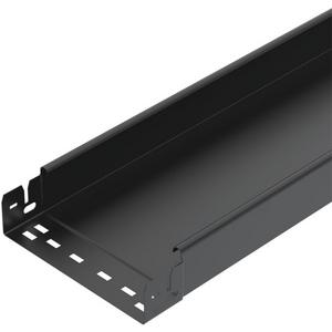 Kabelrinne/Weitspannkabelrinne - Kabelrinne MKSMU ungel. Schnellverbindung 60x200x3050 Stahl PES135 tiefschwarz - 6062995