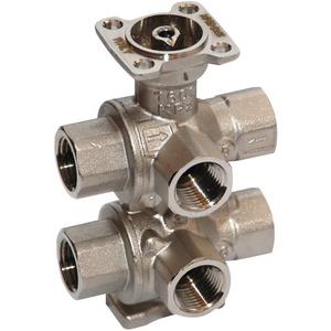 Sechswegeregelventil - 6-Weg Regel - Kugelhahn Rp 3/4 Zoll - DN20 zulässiger Druck ps 1600 kPa - R3020-1P6-4-B2