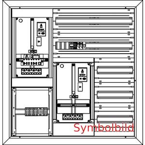 Zähler-Komplettschrank - Zählerverteiler Netz NÖ für Wirkleistungsvorgabe ZVR-N-1Z-C-WLV-2GF oben-3GF - N1CW2O3R-NZ.3BC-R