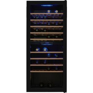 Exquisit - Weinkühlschrank 220 Liter 114 Flaschen schwarz - 810853100