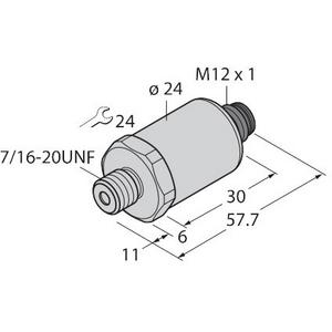 Druck-/Absolutdruckmessumformer - Drucktransmitter mit Stromausgang (2-Leiter) - T-10 0000354