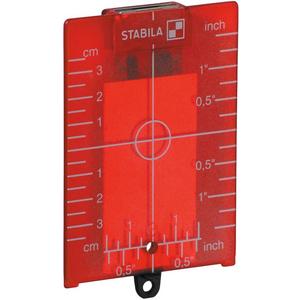 Zubehör für Messwerkzeuge - Zielplatte ZP rot - 16877
