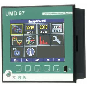 Elektronischer Elektrizitätszähler - Universalmessgerät Schalttafeleinbau 96 x 96 mm Farb-Grafik-Display Ethernet etc - 11.06.1107