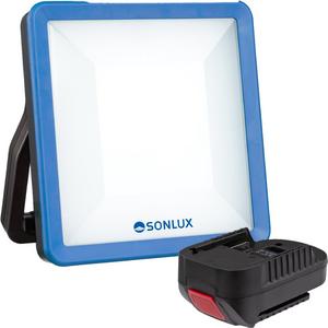 Downlights und Anbaustrahler - Scheinwerfer Gladiator SL I 4000 lm 5000 K inkl. Adapter für Makita 18V Akku - 83-B1000-0006.MA