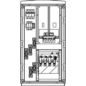 Zähler-Komplettschrank - FZNV F/1 K (95/95) ÜA(3)C Netz NÖ - FZ2101.3C