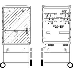 Zähler-Komplettschrank - Messwandler MW F-Mobil 300A 2-fach Netz NÖ - MWNFTM400_2