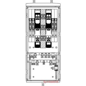 Anschlussschrank - VZK A4 1350 Cu/DV240 7x160L ZAU BB Netz NÖ - VKA44U.DV.07.BB
