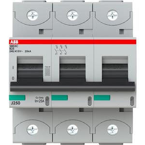 Leitungsschutzschalter - HLS-Sicherungsautomat 3-polig Charakteristik B Bemessungsstrom 25A 25kA/400VAC - 2CCS883001R0255