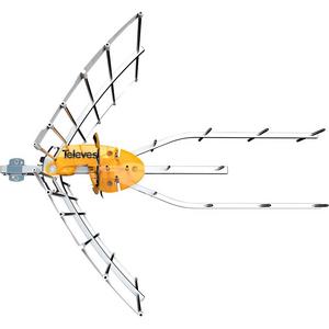 Terrestrische Antenne - UHF - Antenne passiv/aktiv mit Netzteil (PSU122PICO) - 148924