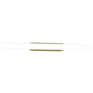 Wever & Ducré - Wandanbauleuchte LARRA WALL SURF 1.0 OPAL LED TUBE 2700K champagner - 1966T8M3