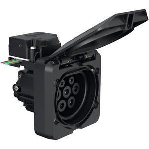 Ladesteckvorrichtung Elektromobilität - Ladesteckdose Typ 2 (Vorderwandmontage) IP44/54 - e325-f
