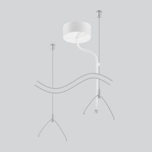 Mechanisches Zubehör - Pendelbefestigung D80 H 30LP 1500 weiß - 981546.022