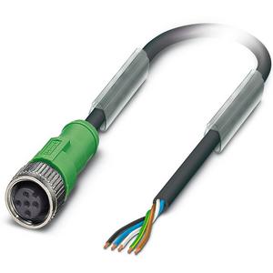 Konfektioniertes Sensor-Aktor-Kabel - Sensor-/Aktor-Kabel SAC-5P-15,0-PUR/M12FS - 1693597